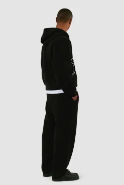Arte Antwerp Pantalon avec logo Script - Noir Flash Sale