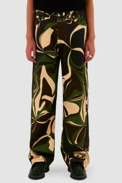 Arte Antwerp Pantalon Camo - Camo Kaki Best