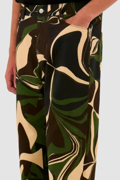 Arte Antwerp Pantalon Camo - Camo Kaki Best