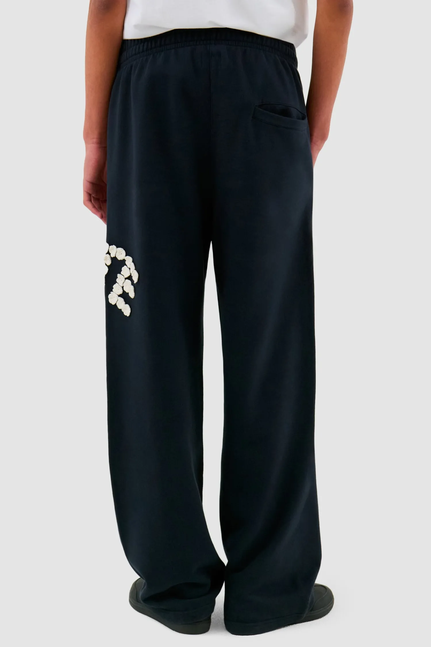 Arte Antwerp Pantalon Crochet Flowers - Navy Marine Best Sale