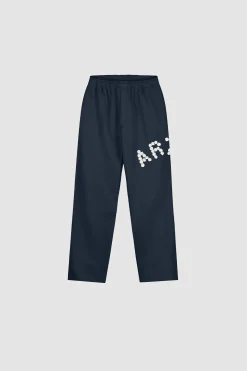 Arte Antwerp Pantalon Crochet Flowers - Navy Marine Best Sale