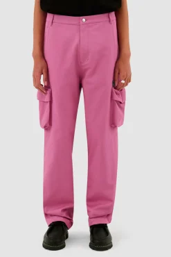 Arte Antwerp Pantalon en coton à poches 3D - rose Cheap