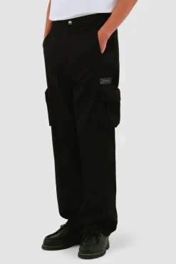 Arte Antwerp Pantalon en coton à poches 3D - Noir Best Sale