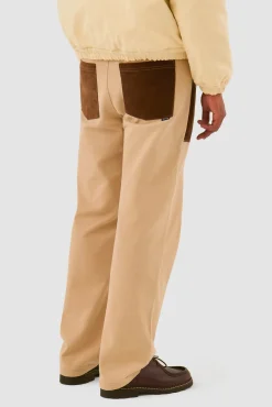 Arte Antwerp Pantalon en tissu multiple - Crème Cheap