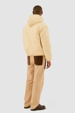 Arte Antwerp Pantalon en tissu multiple - Crème Cheap