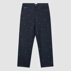 Arte Antwerp Pantalon Loose Heart - Navy Marine Cheap