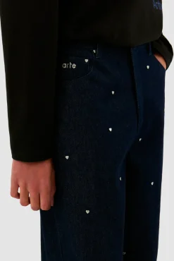 Arte Antwerp Pantalon Loose Heart - Navy Marine Cheap