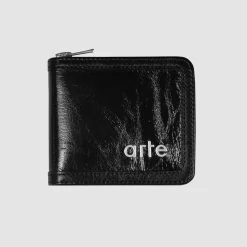 Arte Antwerp Portefeuille brillant - Noir Discount