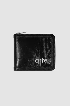 Arte Antwerp Portefeuille brillant - Noir Discount