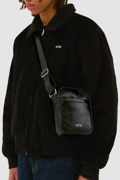 Arte Antwerp Sac à bandoulière brillant - Noir Hot