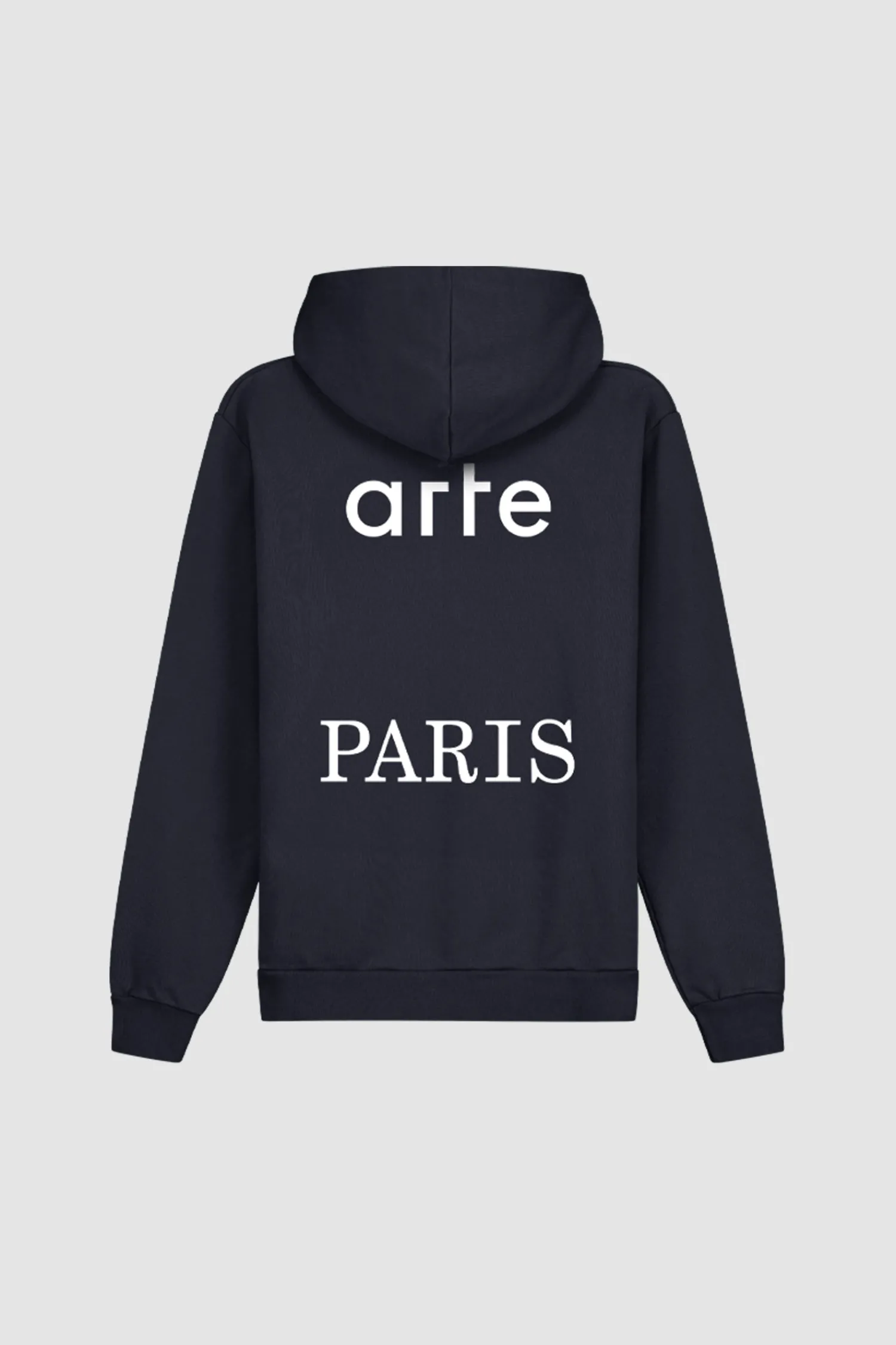 Arte Antwerp Sweat à capuche avec fermeture à glissière au dos - Navy Marine Hot