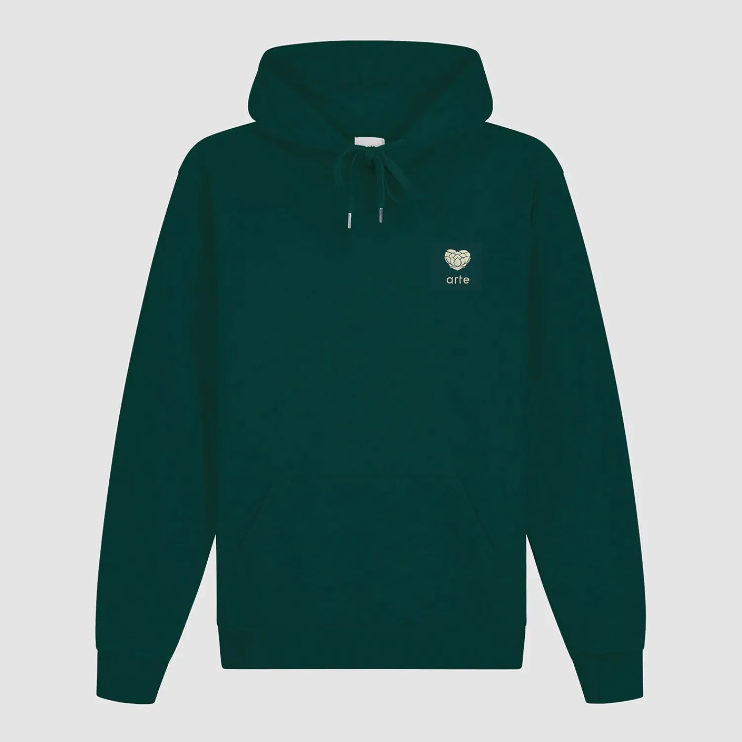 Arte Antwerp Sweat à capuche avec fleur en forme de cœur - vert Best Sale