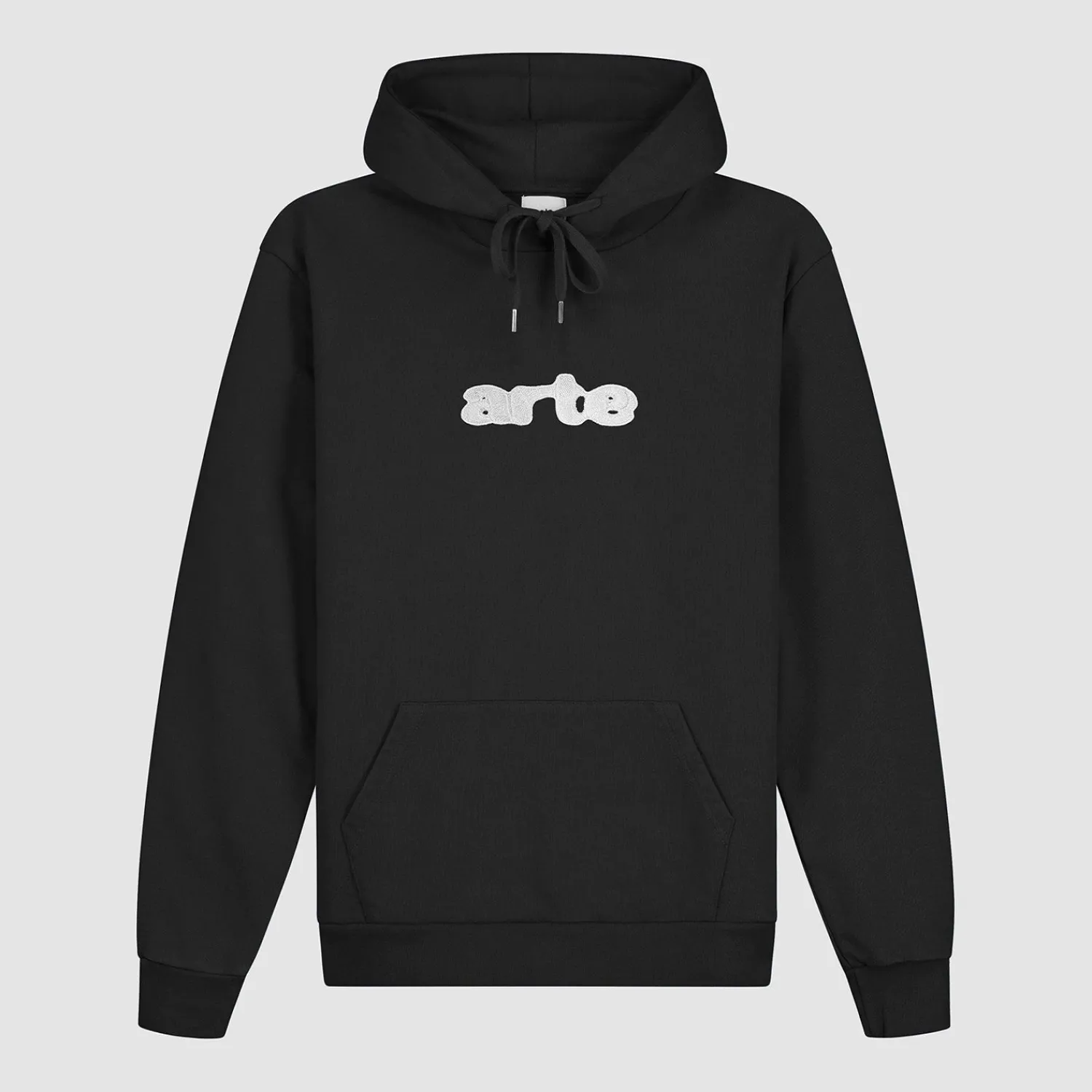 Arte Antwerp Sweat à capuche avec logo brodé - Noir Sale