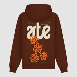 Arte Antwerp Sweat à capuche Blooming Ideas - marron Sale