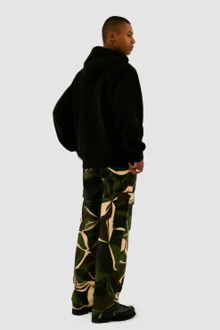 Arte Antwerp Sweat à capuche Heart Flower - Noir Cheap