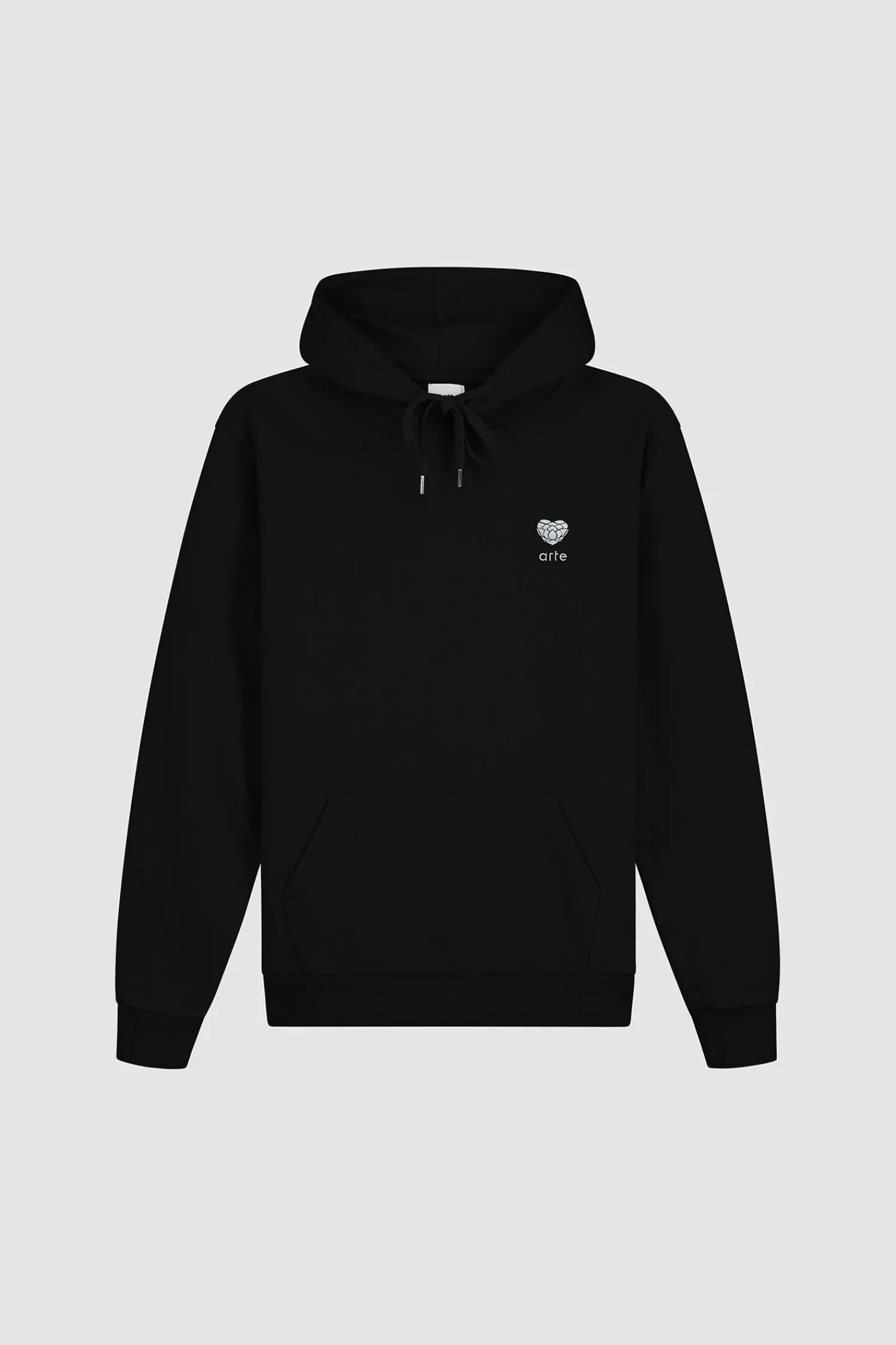 Arte Antwerp Sweat à capuche Heart Flower - Noir Cheap