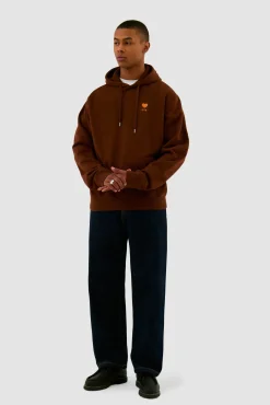 Arte Antwerp Sweat à capuche "Heart Flower" - marron Discount