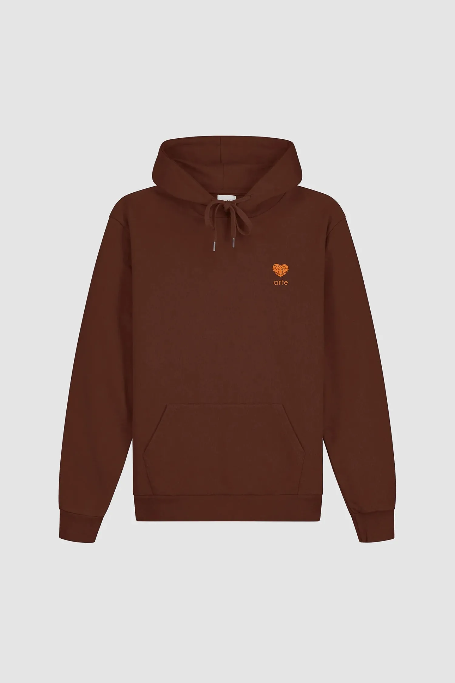 Arte Antwerp Sweat à capuche "Heart Flower" - marron Discount