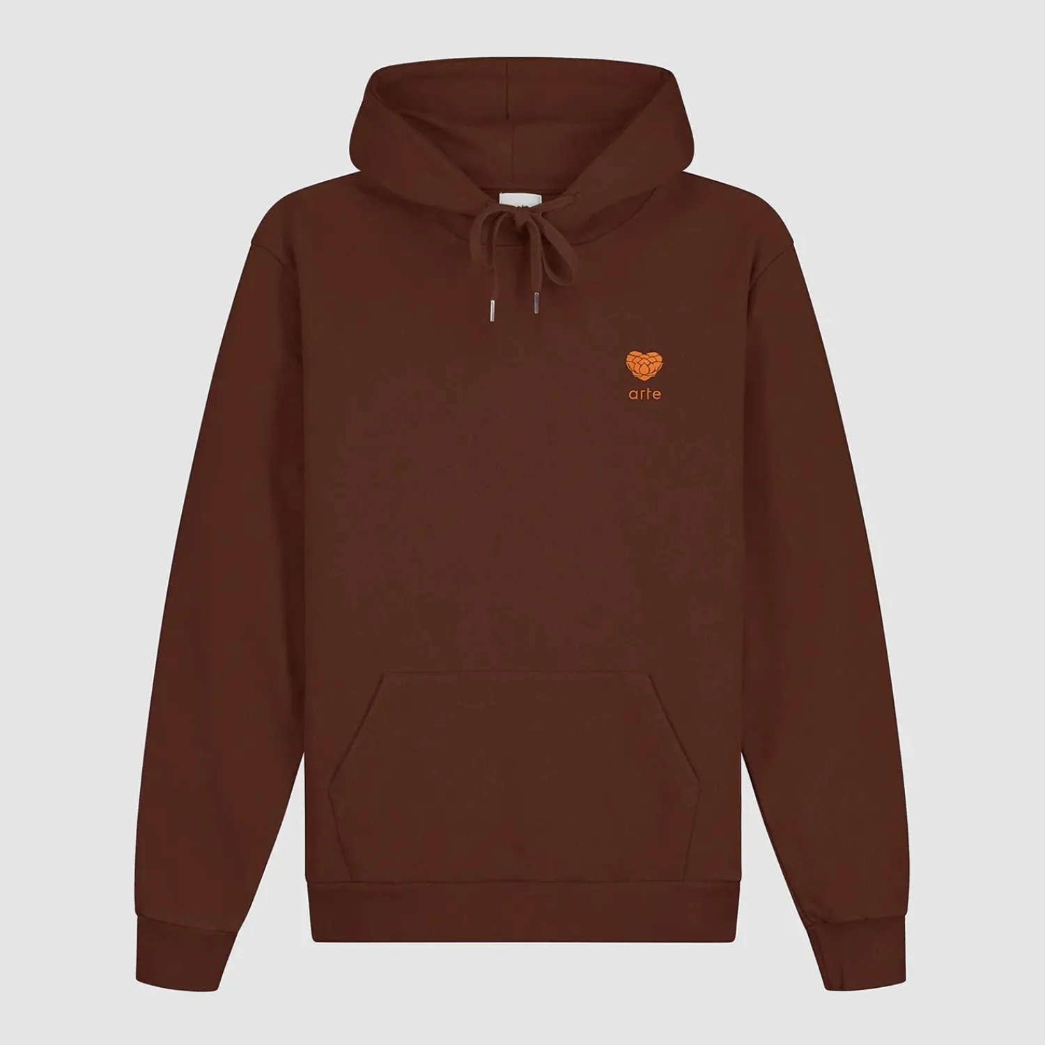 Arte Antwerp Sweat à capuche "Heart Flower" - marron Discount