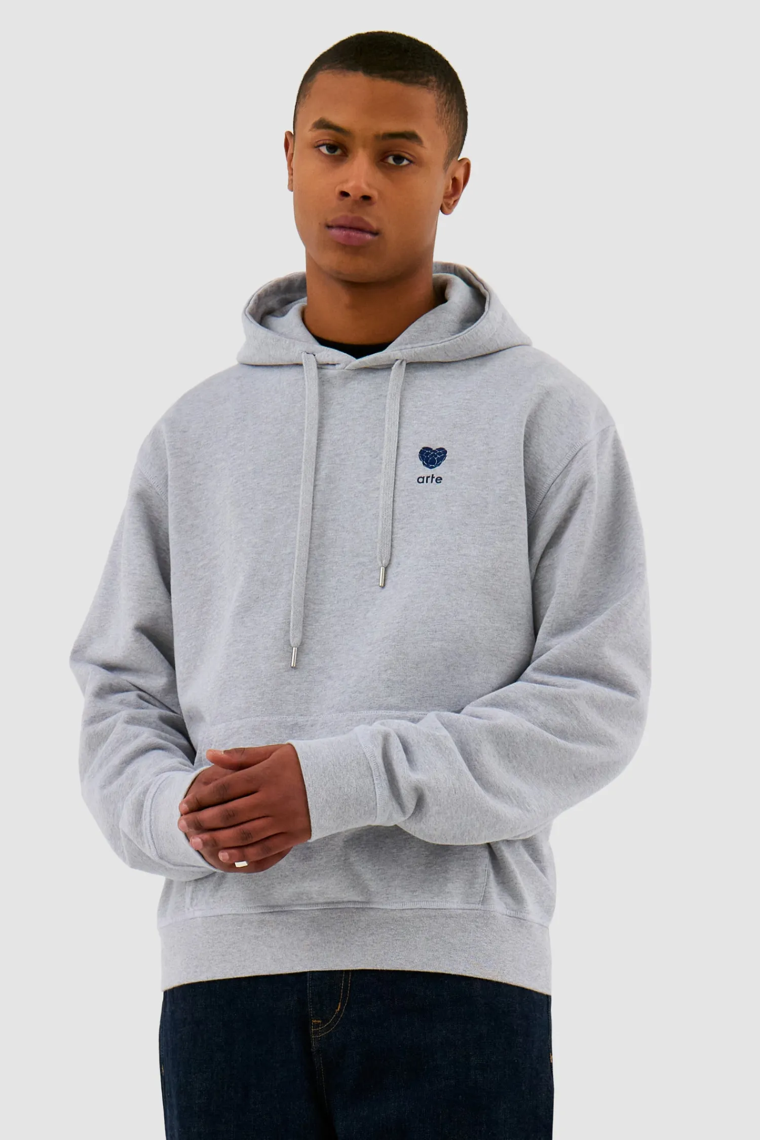 Arte Antwerp Sweat à capuche "Heart Flower" - Gris Clearance