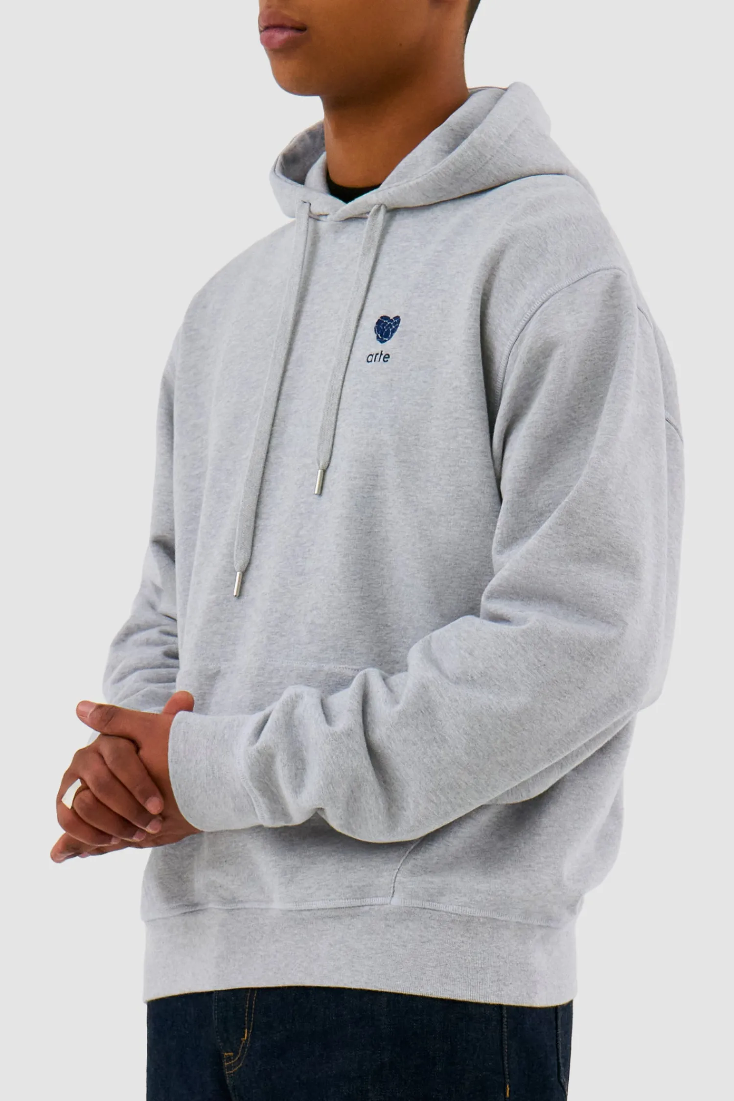 Arte Antwerp Sweat à capuche "Heart Flower" - Gris Clearance