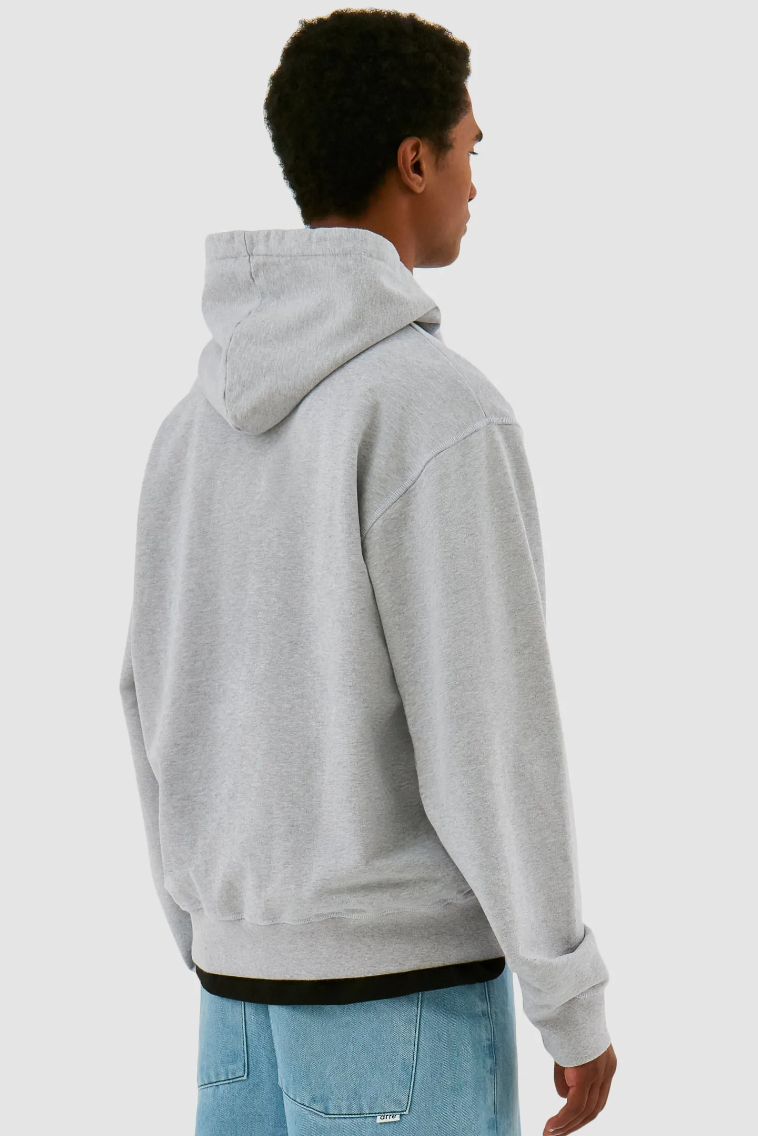 Arte Antwerp Sweat à capuche zippé brodé - Gris Best Sale