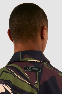 Arte Antwerp Trench-coat Camo - Camo Kaki Discount