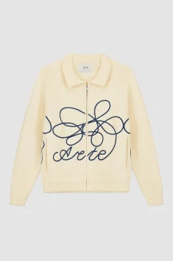 Arte Antwerp Tricot avec logo fleuri - Crème Hot