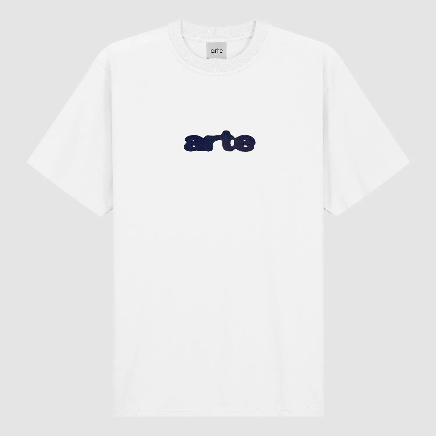 Arte Antwerp T-shirt à broderie Blur - blanc Clearance