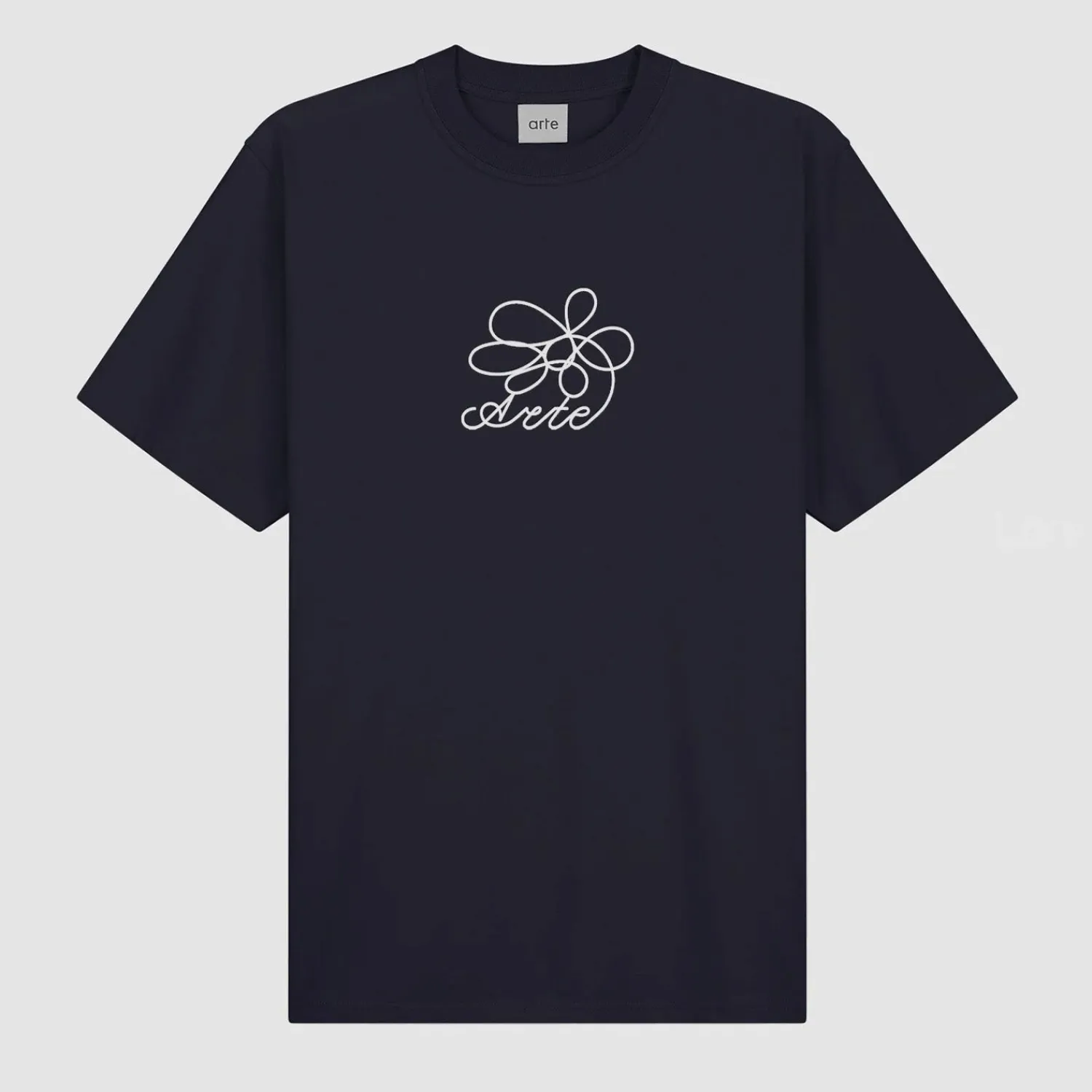 Arte Antwerp T-shirt à broderie de fleurs - Marine Store