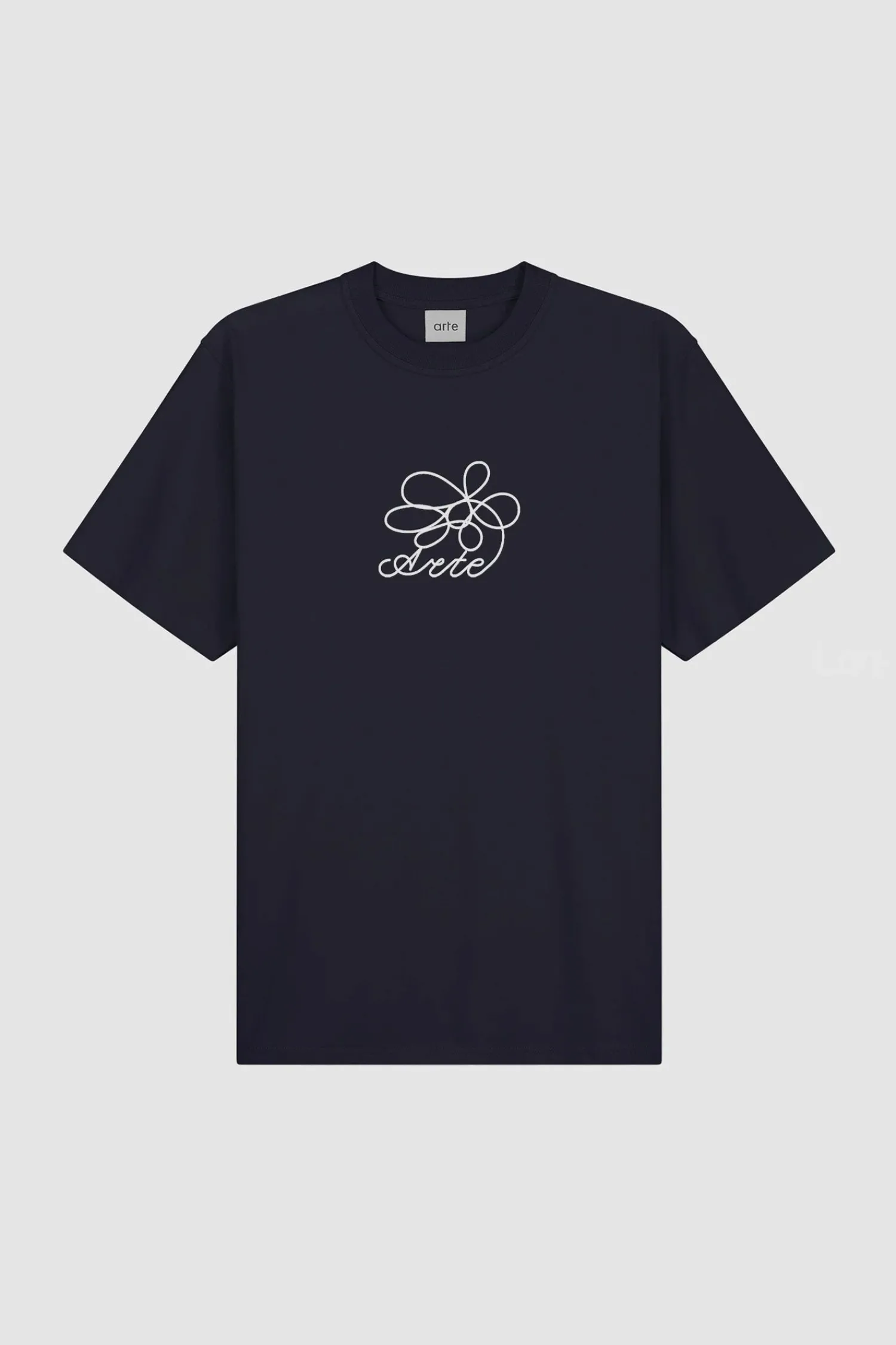 Arte Antwerp T-shirt à broderie de fleurs - Marine Store