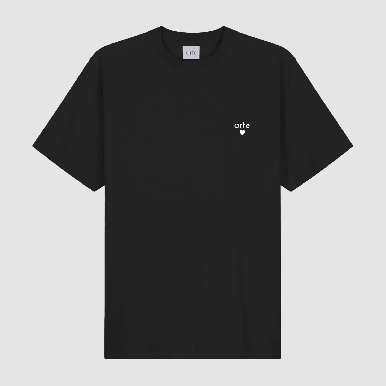 Arte Antwerp T-shirt avec logo en forme de cœur - Noir Flash Sale