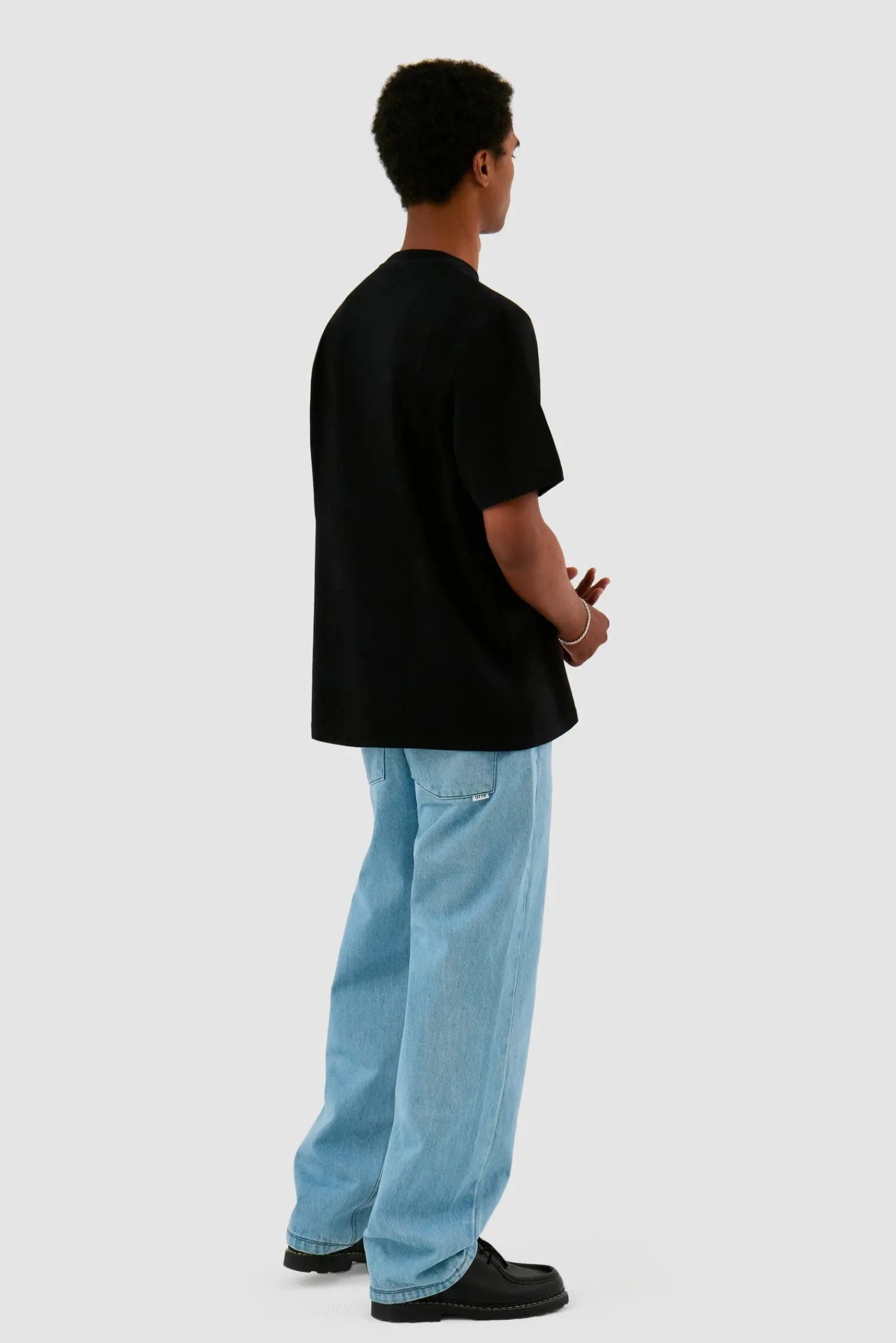 Arte Antwerp T-shirt avec logo en forme de cœur - Noir Flash Sale