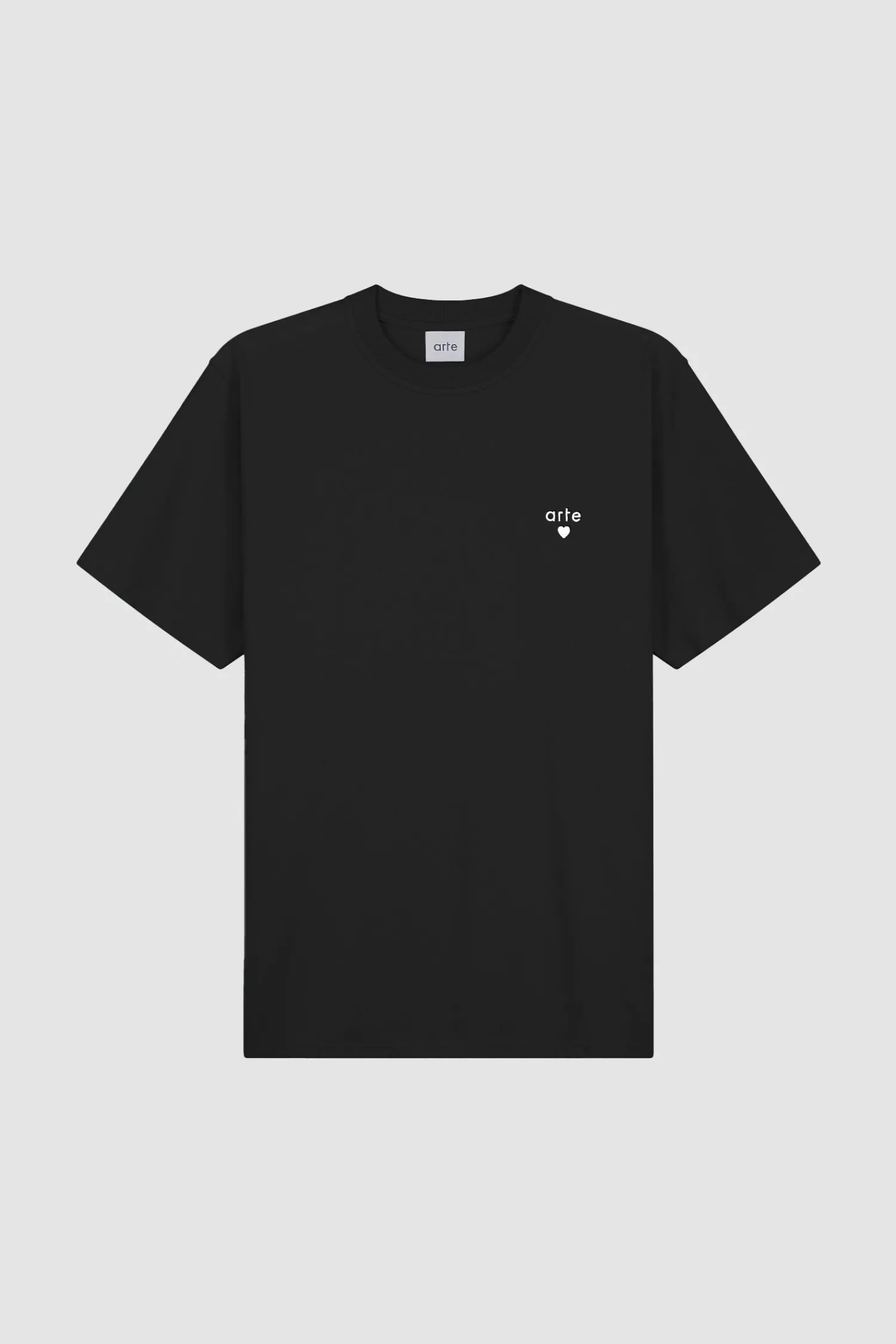 Arte Antwerp T-shirt avec logo en forme de cœur - Noir Flash Sale