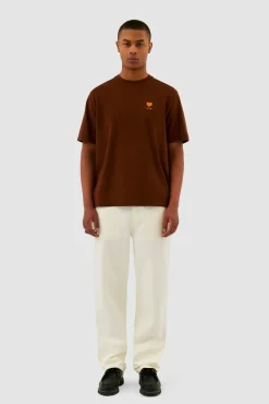 Arte Antwerp T-shirt avec logo en forme de cœur - marron Discount