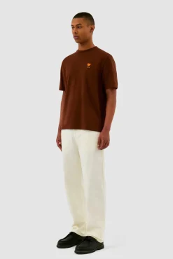 Arte Antwerp T-shirt avec logo en forme de cœur - marron Discount