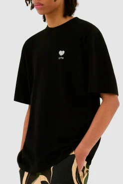 Arte Antwerp T-shirt avec logo en forme de cœur - Noir Hot