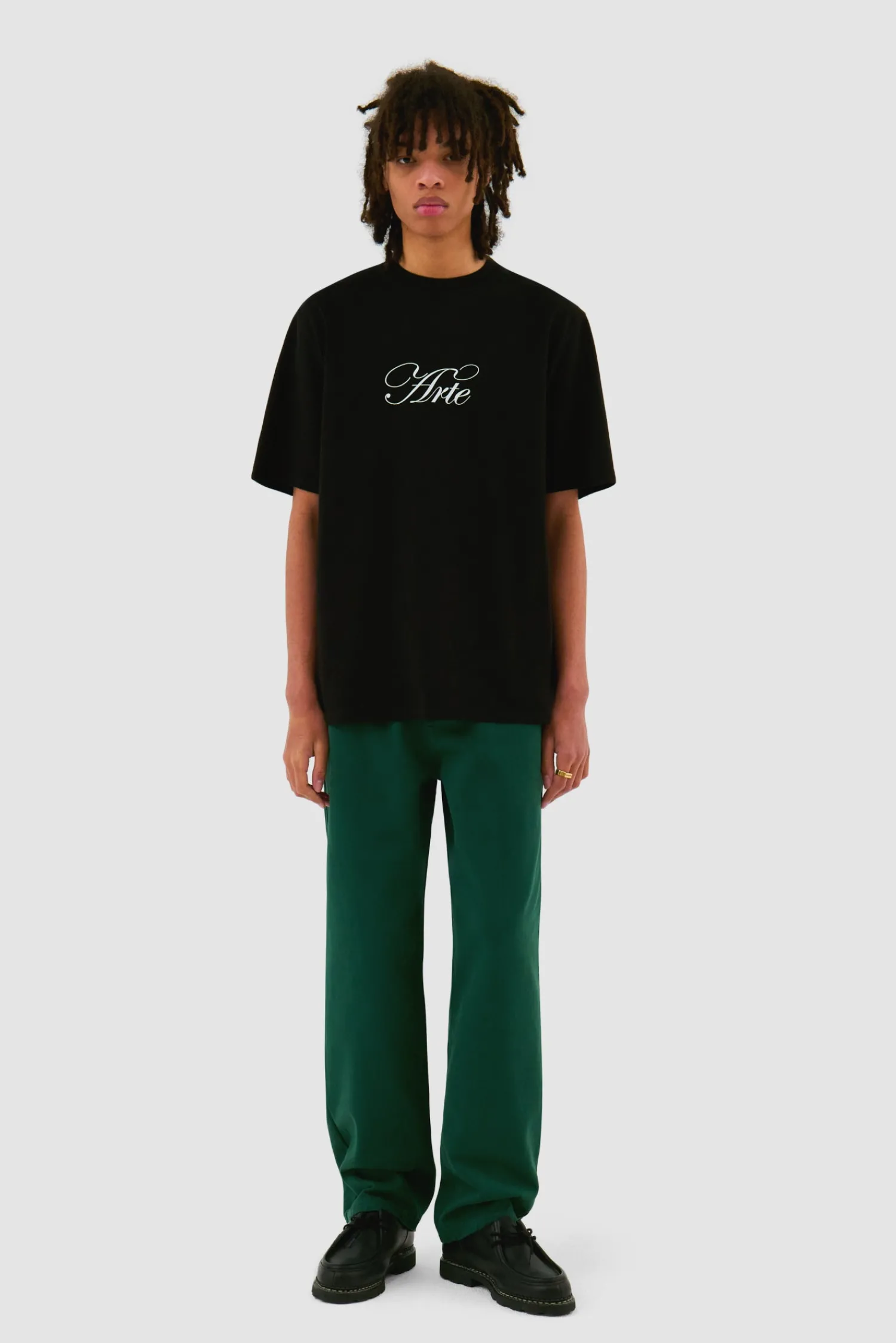 Arte Antwerp T-shirt avec logo Script - Noir Flash Sale