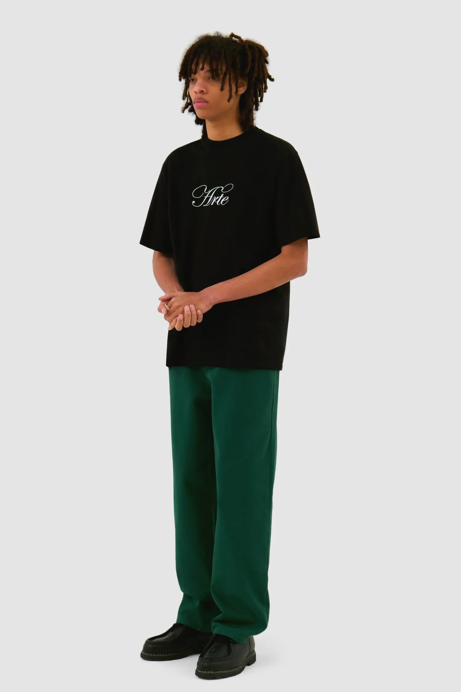 Arte Antwerp T-shirt avec logo Script - Noir Flash Sale