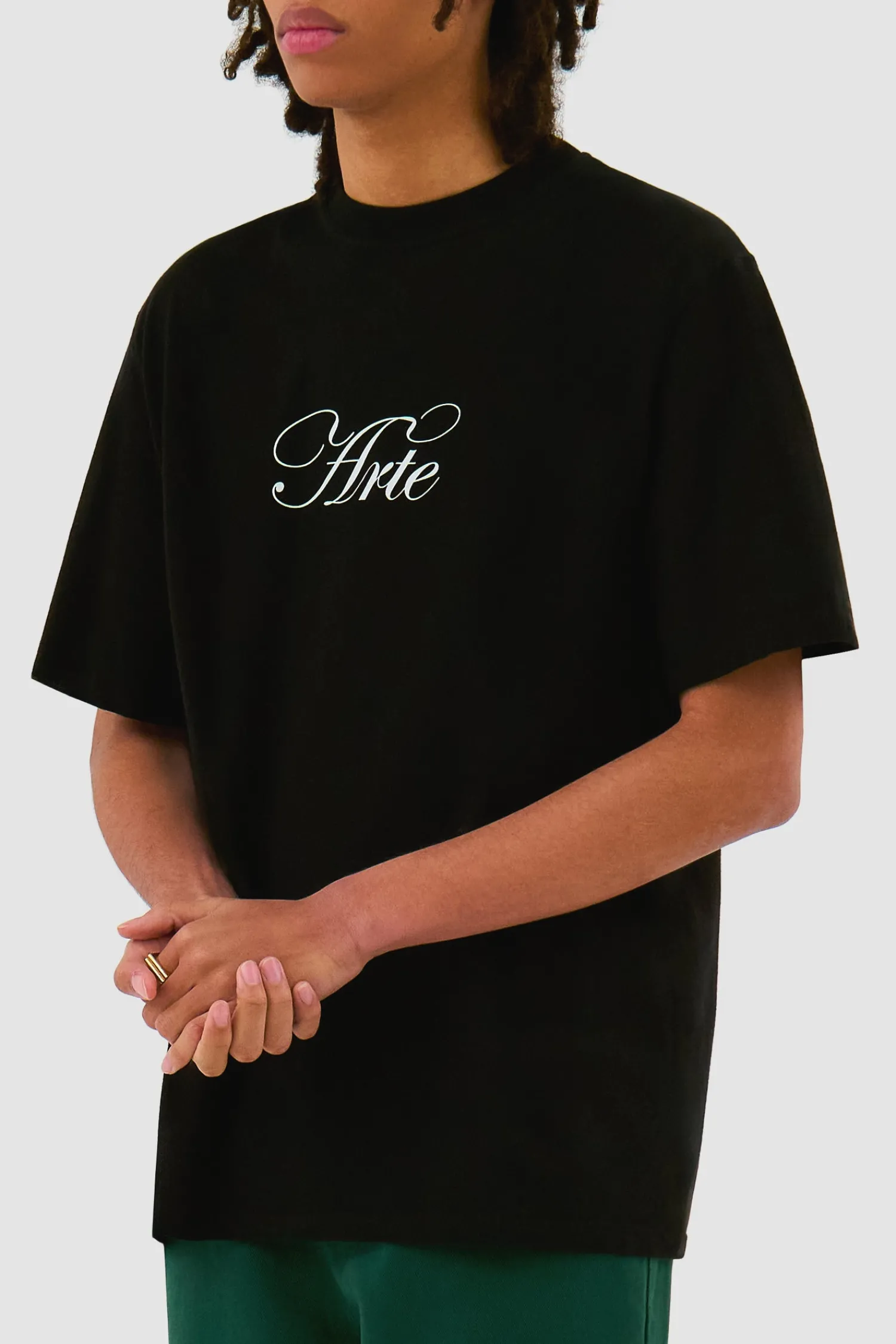 Arte Antwerp T-shirt avec logo Script - Noir Flash Sale