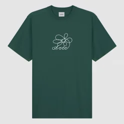 Arte Antwerp T-shirt brodé de fleurs - vert Flash Sale
