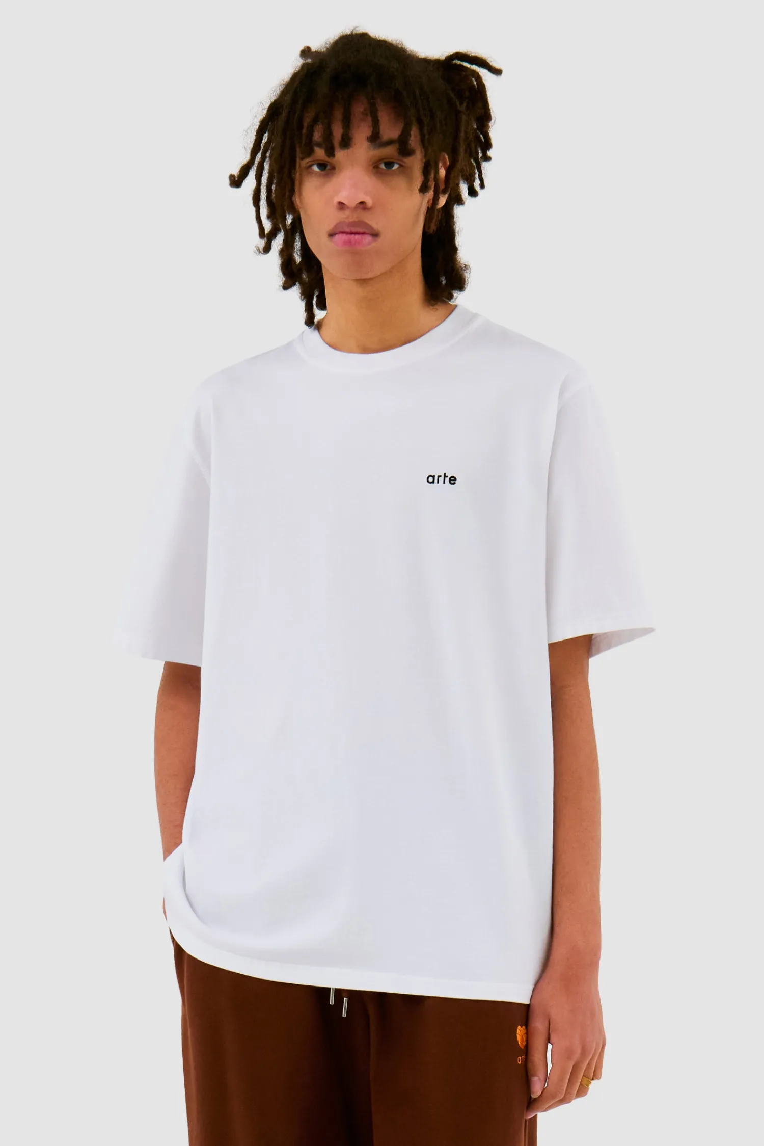 Arte Antwerp T-shirt Flower Poster - blanc Best Sale