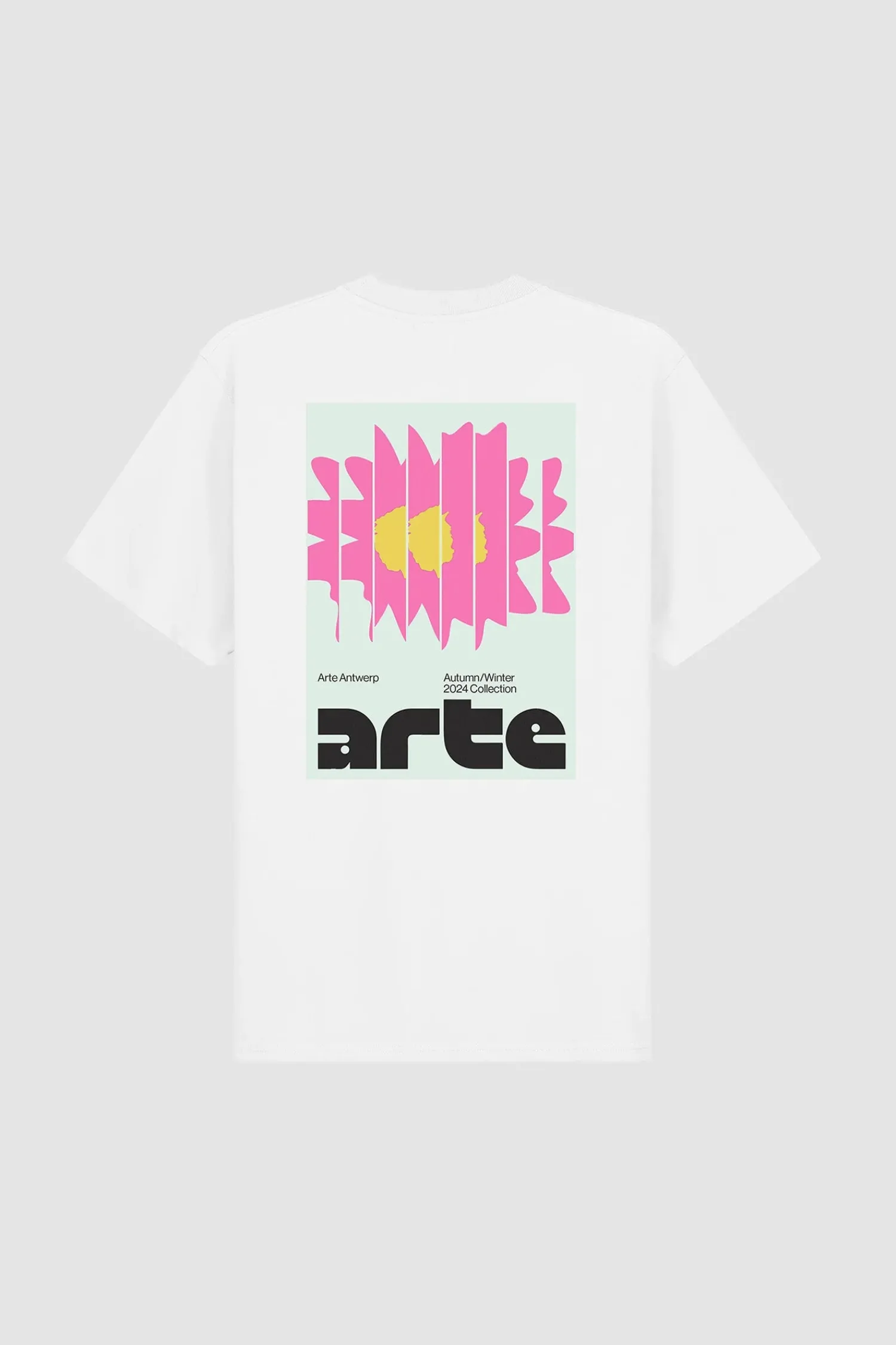 Arte Antwerp T-shirt Flower Poster - blanc Best Sale