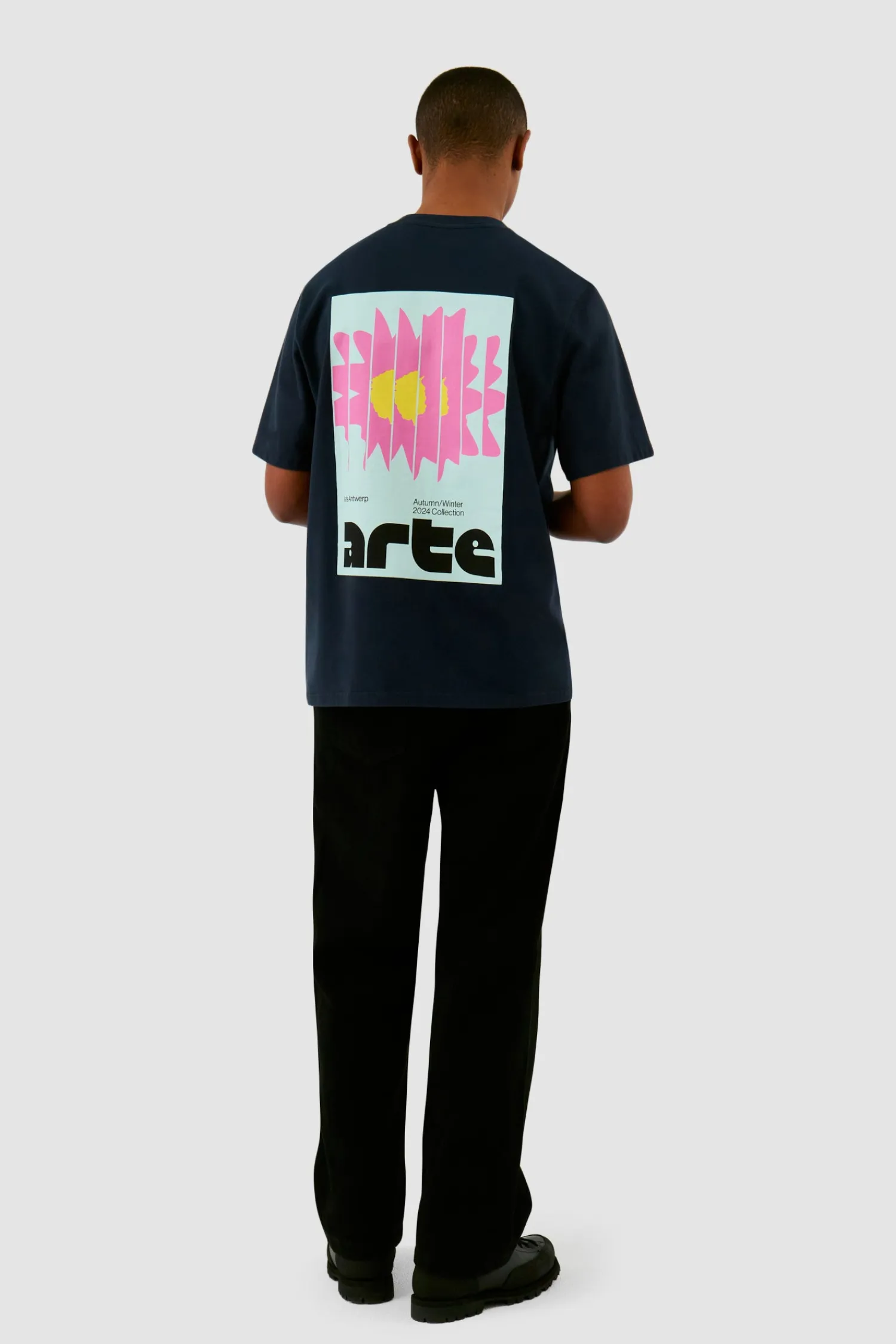 Arte Antwerp T-shirt Flower Poster - Marine Shop