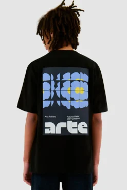 Arte Antwerp T-shirt Flower Poster - Noir Shop