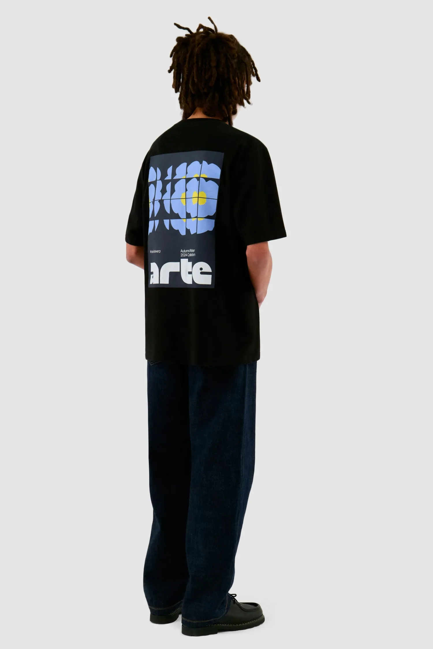 Arte Antwerp T-shirt Flower Poster - Noir Shop