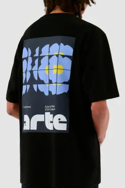 Arte Antwerp T-shirt Flower Poster - Noir Shop