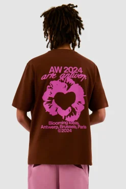 Arte Antwerp T-shirt Rose - marron Best Sale