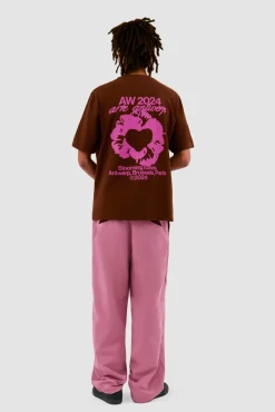 Arte Antwerp T-shirt Rose - marron Best Sale