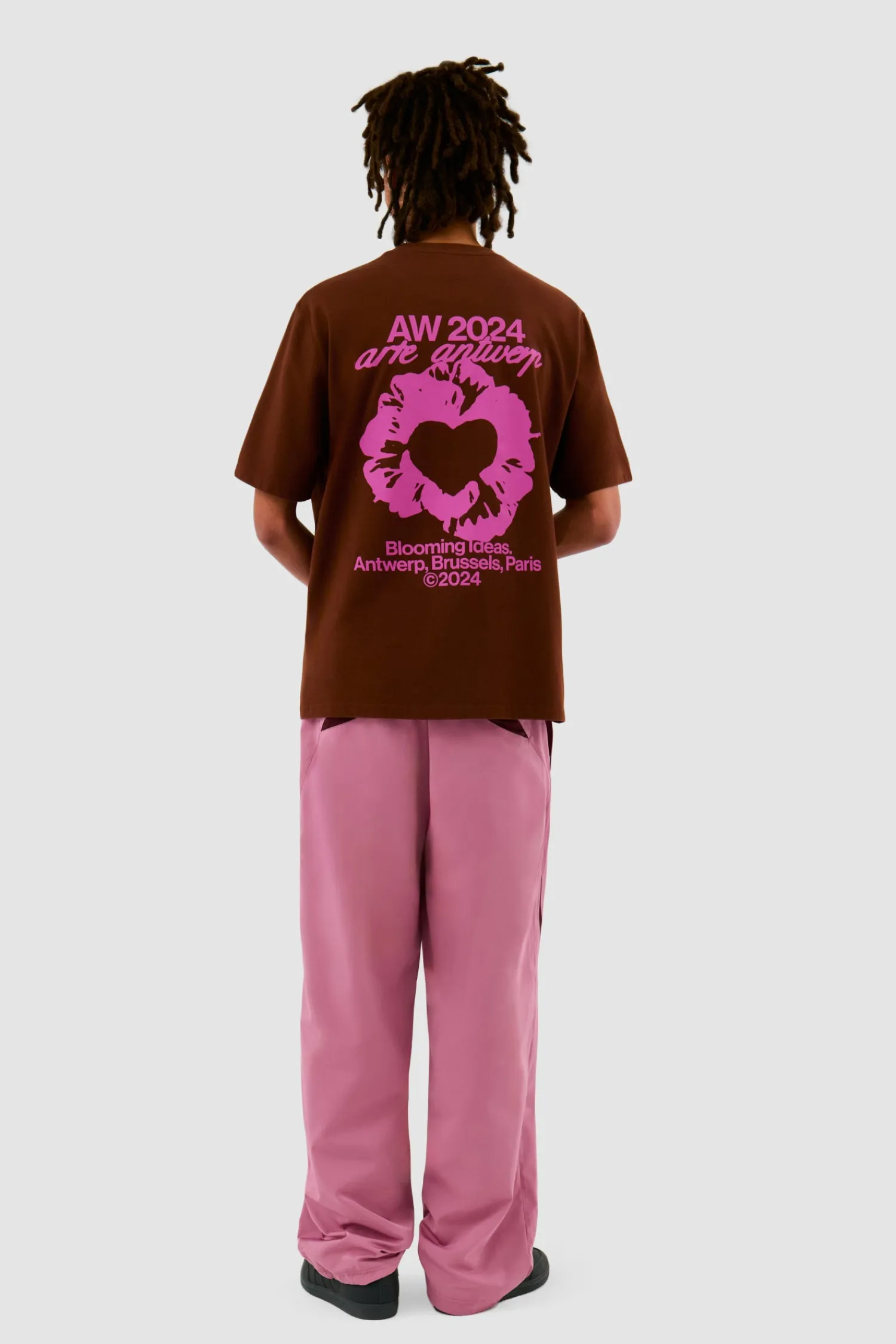 Arte Antwerp T-shirt Rose - marron Best Sale